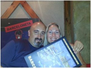 Celebrating Sandy's Birthday in "Barceloneta"-Great Restaurant
