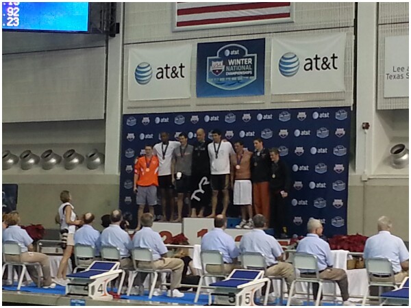Ryan swims two tough races