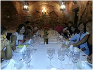 Dinner at famous "Raco de la Vila" with Team Singapore