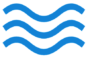 Waves Icon Blue
